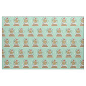 Niedliche Weihnachtskatzengewebe Stoff (Fat Quarter (45,7 x 55,9 cm))