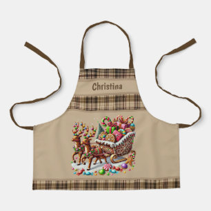 Niedliche Weihnachtskekse Schürze