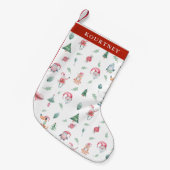 Niedliche Weihnachtskids-Feiertag Kleiner Weihnachtsstrumpf (Vorderansicht (hängend))