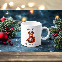 Niedliche Weihnachtskids-Rentier-Tasse Tasse