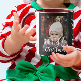 Niedliche Weihnachtskids Schneeflocken Weihnachten Tasse