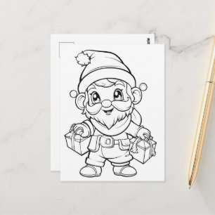 Niedliche Weihnachtskinder Postkarte