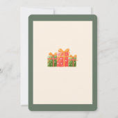 Niedliche Weihnachtskinder Weihnachtsfeier Einladung (Rückseite)