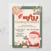 Niedliche Weihnachtskinder Weihnachtsfeier Einladung (Vorderseite)