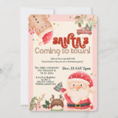 Niedliche Weihnachtskinder Weihnachtsfeier Einladung (Vorderseite)