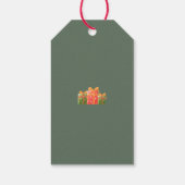 Niedliche Weihnachtskinder Weihnachtsfeier Geschenkanhänger (Rückseite)