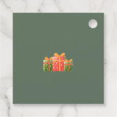 Niedliche Weihnachtskinder Weihnachtsfeier Geschenkanhänger (Rückseite)