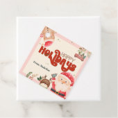 Niedliche Weihnachtskinder Weihnachtsfeier Geschenkanhänger (Beispiel)