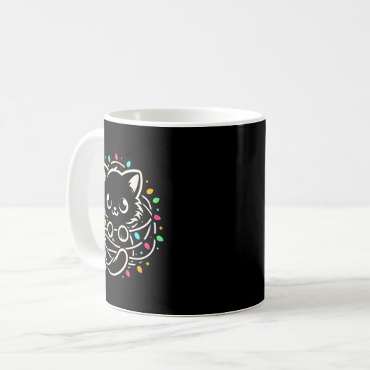 Niedliche Weihnachtskite Weihnachtsfest Weihnachte Kaffeetasse (Vorderseite Links)