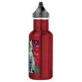 Niedliche Weihnachtskitte Edelstahlflasche (Rechts)