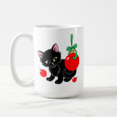 Niedliche Weihnachtskitte Kaffeetasse (Links)