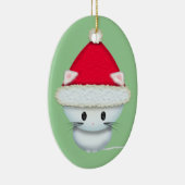Niedliche Weihnachtskitte Keramik Ornament (Rechts)