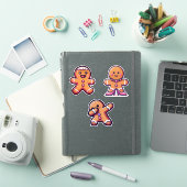 Niedliche Weihnachtskleber Aufkleber (iPad Hülle)