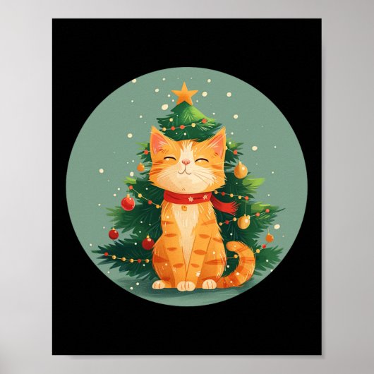 Niedliche Weihnachtskostüme für Feiertage Poster (Vorne)