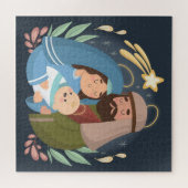 Niedliche Weihnachtskrippe Jigsaw Puzzle (Horizontal)