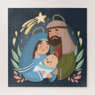Niedliche Weihnachtskrippe Jigsaw Puzzle