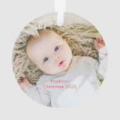 Niedliche Weihnachtskrippe Ornament (Rückseite)