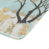 Niedliche Weihnachtskritter - Country Cutting Boar Schneidebrett (Ecke)