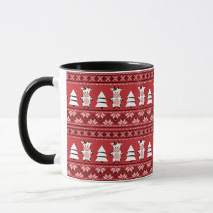 Niedliche Weihnachtskuh-Tasse Tasse
