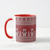 Niedliche Weihnachtskuh-Tasse Tasse (Links)