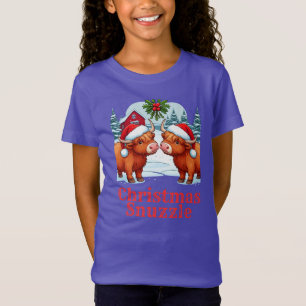 Niedliche Weihnachtskühe T-Shirt