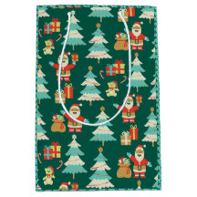 Niedliche Weihnachtslandschaft - nostalgisches Fla