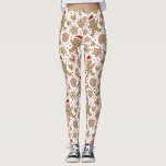 Niedliche WeihnachtsLeggings Leggings<br><div class="desc">Diese Leggings sind mit einem niedlichen Pfefferkuchenmuster geschmückt. Eine lustige Ergänzung zu Ihrem Weihnachtskleid. Entworfen für Sie von BlackBerry Boulevard.</div>