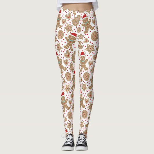 Niedliche WeihnachtsLeggings Leggings (Vorderseite)