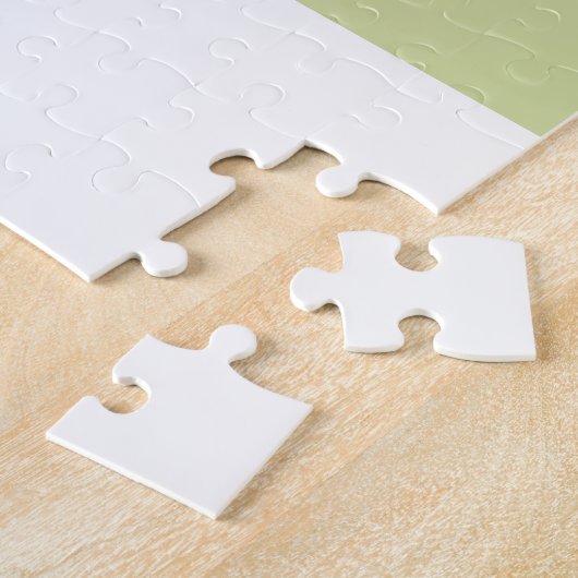 Niedliche Weihnachtslichter Moose Art Puzzle (Seite)