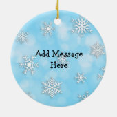 Niedliche Weihnachtslieder Personalisierter Urlaub Keramik Ornament (Hinten)