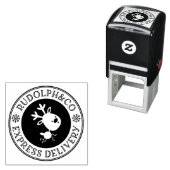 Niedliche Weihnachtslieferung Permastempel (Beispiel)