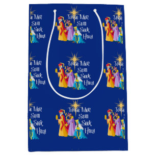 Niedliche Weihnachtsmänner Mittlere Geschenktüte