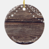 Niedliche Weihnachtsmannmütze Corgi Weihnachten Keramik Ornament (Hinten)