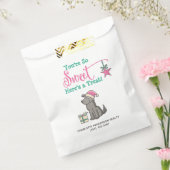 Niedliche Weihnachtsmannmütze Hund Hier ist eine L Geschenktütchen (Versiegelt)