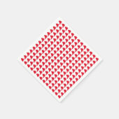 niedliche Weihnachtsmannmütze-Muster Serviette (Ecke)