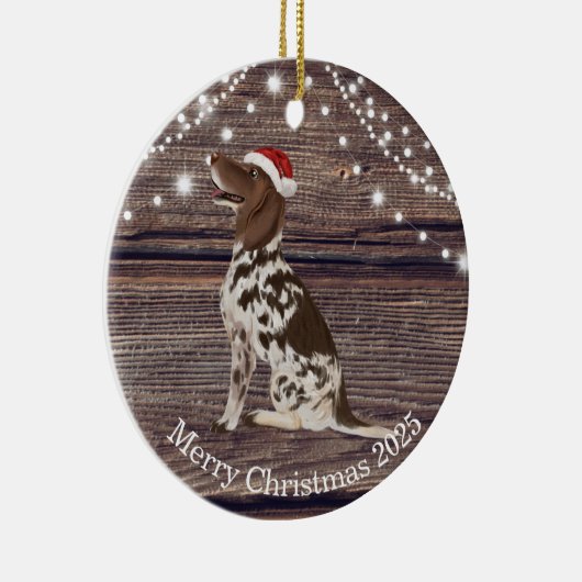 Niedliche Weihnachtsmannmütze Zeiger Weihnachten Keramik Ornament (Rechts)