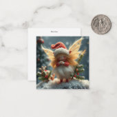 Niedliche Weihnachtsmärchen Mitteilungskarte (Vorderseite/Rückseite Beispiel)