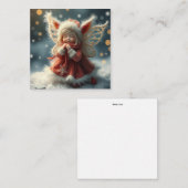 Niedliche Weihnachtsmärchen Mitteilungskarte (Vorne/Hinten)