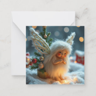 Niedliche Weihnachtsmärchen Mitteilungskarte