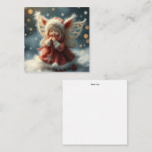 Niedliche Weihnachtsmärchen Mitteilungskarte (Vorne/Hinten)