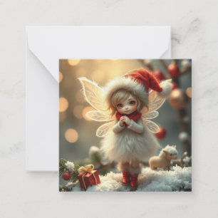 Niedliche Weihnachtsmärchen Mitteilungskarte