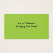 Niedliche Weihnachtsmarken (Rückseite)