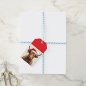 Niedliche Weihnachtsmarken Geschenkanhänger (Mit Garn)