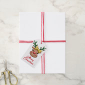 Niedliche Weihnachtsmarken Geschenkanhänger (Mit Garn)