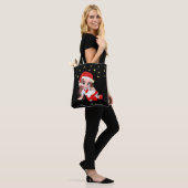 Niedliche Weihnachtsmärsche Angel & Stars Tote Tas Tasche (Am Model)