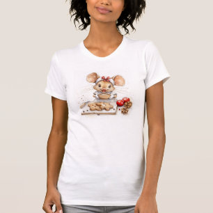 Niedliche Weihnachtsmaus T-Shirt