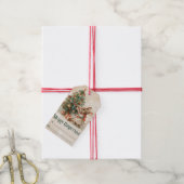 Niedliche Weihnachtsmäuse/Baum Geschenkanhänger (Mit Garn)