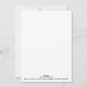 Niedliche Weihnachtsmäuse Feiertagskarte (Rückseite)