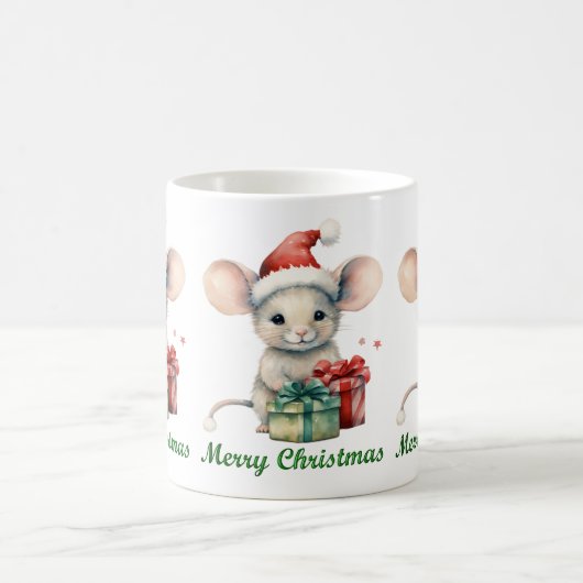 Niedliche Weihnachtsmäuse-Tasse Kaffeetasse (Mittel)