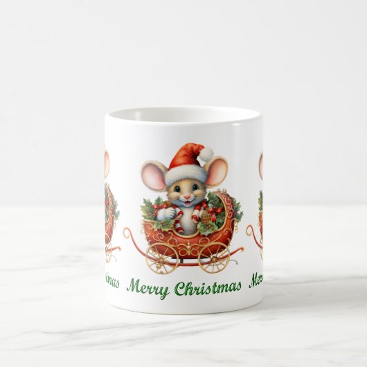Niedliche Weihnachtsmäuse-Tasse Kaffeetasse (Mittel)